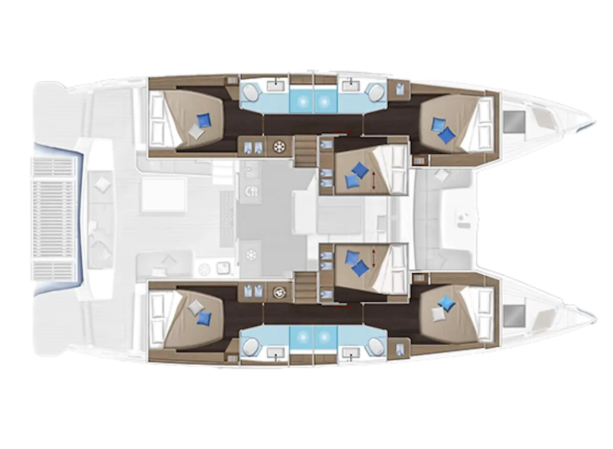 Lagoon 51 Layout 2
