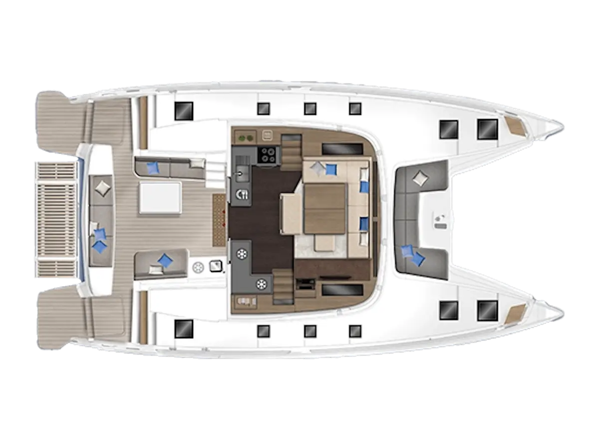 Lagoon 51 Layout 3