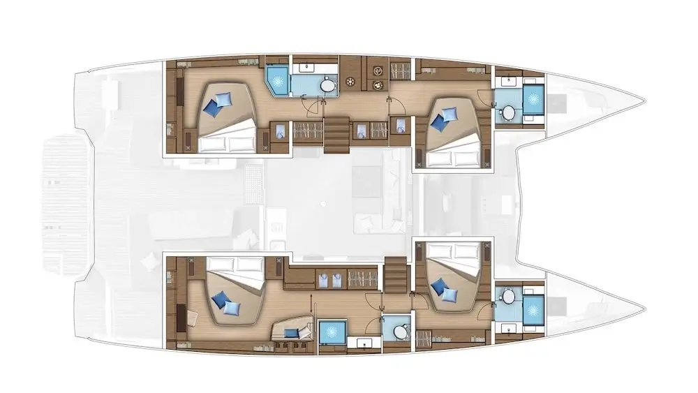 Lagoon 55 Layout 2