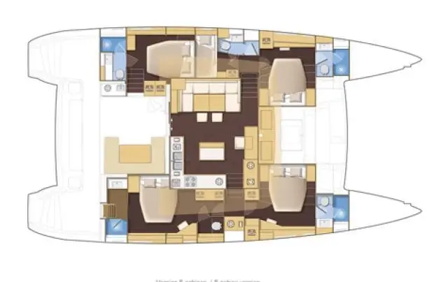 Lagoon 560 Layout