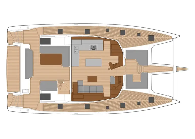 Fountaine Pajot Samana 59 Layout 2