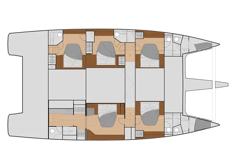 Fountaine Pajot Samana 59 Layout 4